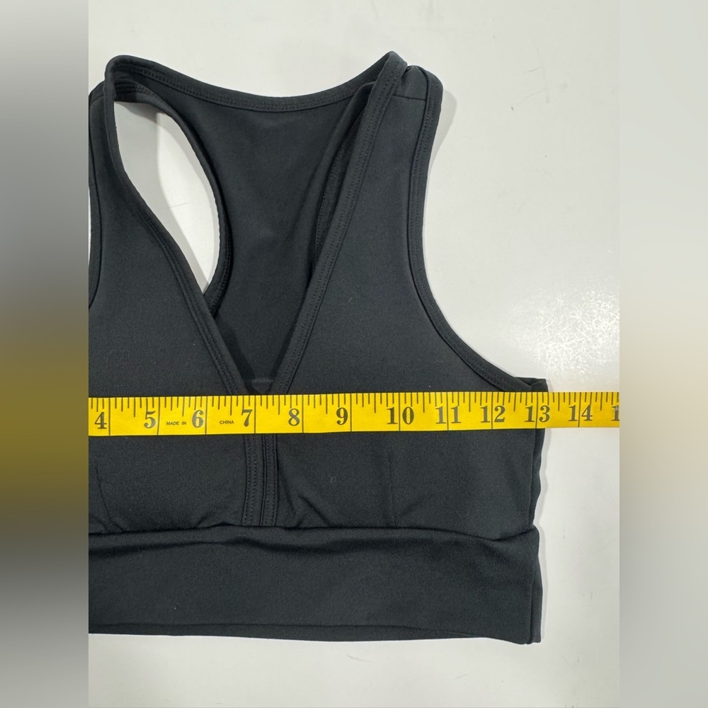 Fitness Bra - Brazilian Sport Bra size Medium Black - Picture 6 of 7